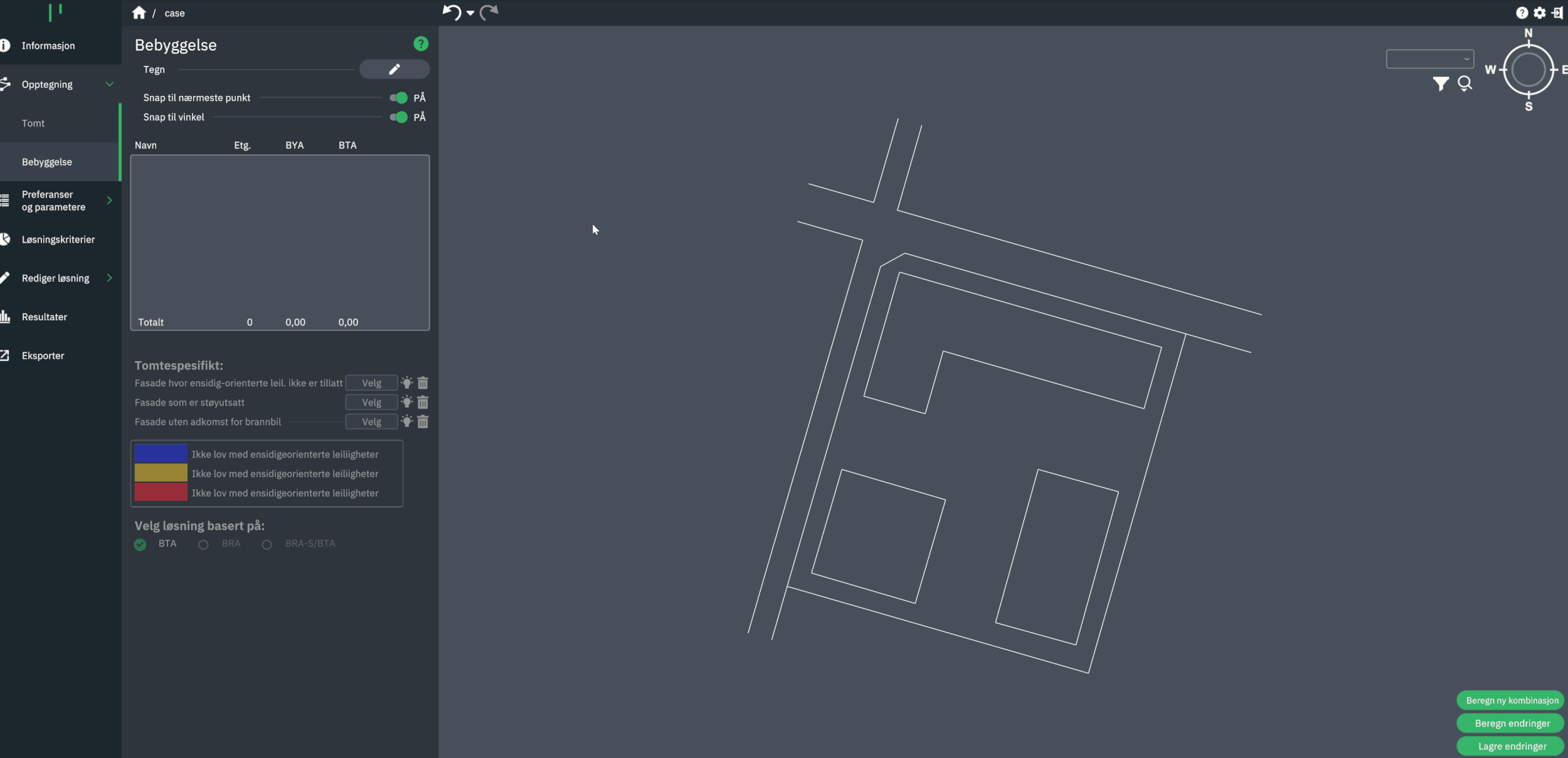 Building geometry imported into Parallelo